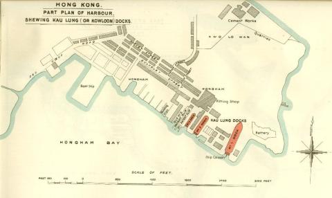 British Admiralty Plan “Shewing the Kau Lung or Kowloon Docks”