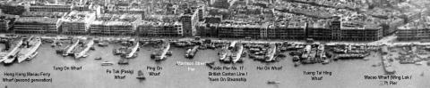 Sheung Wan piers (annotated) 1927