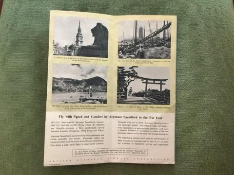 BOAC Argonaut brochure