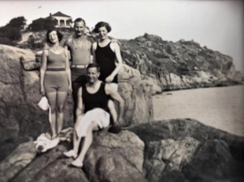 Bathing party - Cheung Chau early 1930s