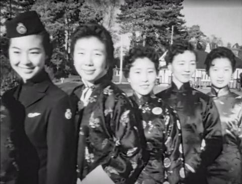 BOAC-First Chinese stewardess' training in the UK