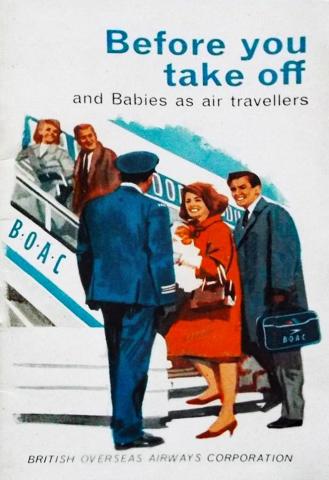 BOAC-Before you take off-with babies-Advice leaflet-cover only