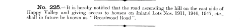 Broadwood Road naming 21.5.1915.png