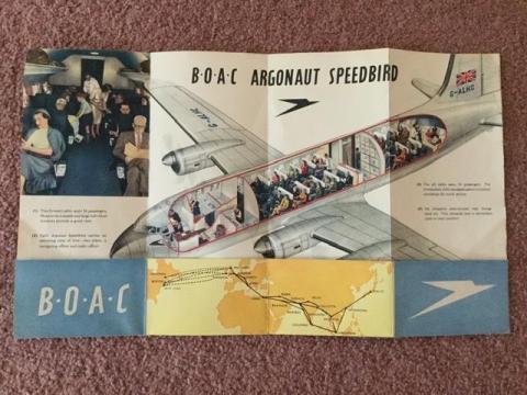 BOAC Argonaut brochure