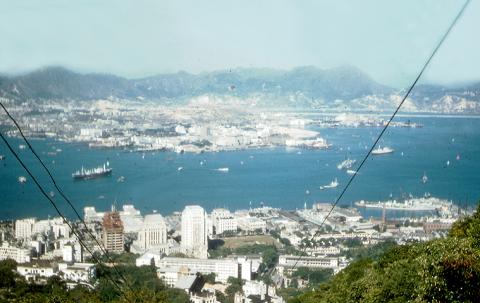 Central and the harbour from the Peak tram