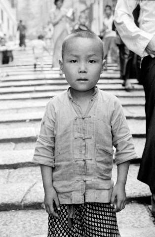 Chinese Boy on Pottinger Street