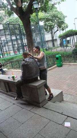 Outdoor Hairdresser