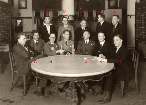 Group photo at Jockey Club c.1930
