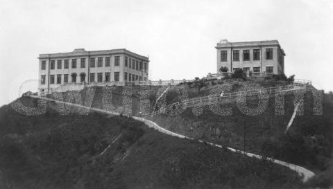 c.1928 Houses on a hill