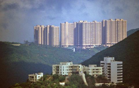 Cameron Mansions group in foreground-Parkview Estate rear