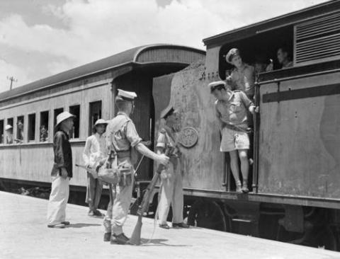KCR-1945-29 Sept-first-train-after liberation