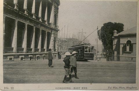 Tram passing City Hall