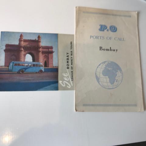 Bombay port of call booklet