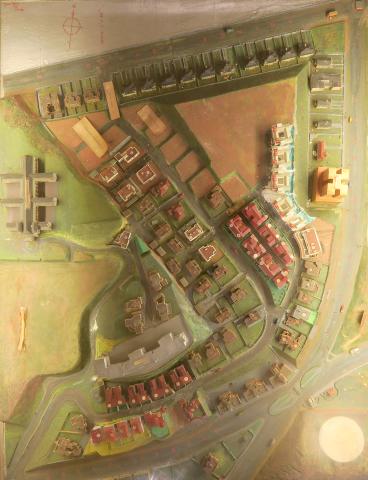 1940s model of Kadoorie Estate seen from above