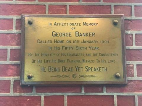 Memorial Plaque - George Banker