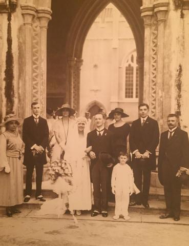 Marriage of CJ Endert and JGA Schabeck / Schabeek (Dutch), 8 September 1923