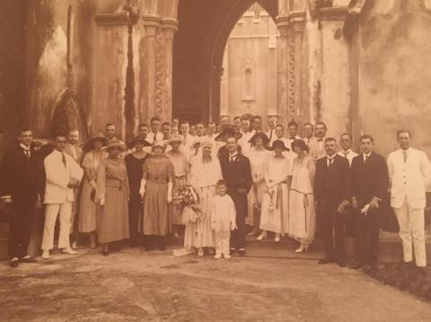Marriage of CJ Endert and JGA Schabeck (Dutch), 8 September 1923
