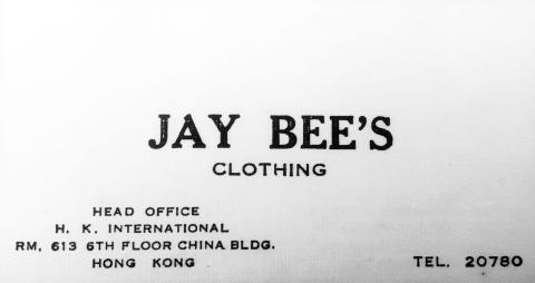 Jay Bee's card a.