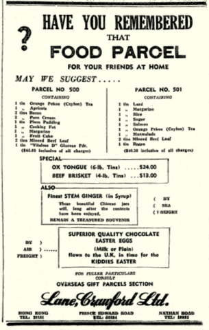 Lane Crawford Ltd-Food Parcels for Home-1949