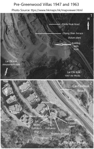 LCK - Pre-Greenwood Villas 1947 & 1963 air photos