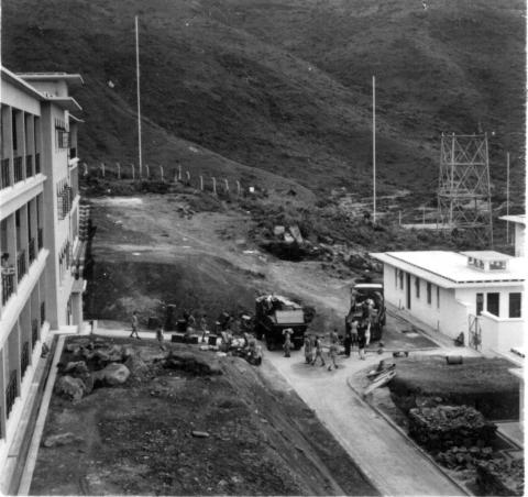 LSW Kit unloaded from Lye Mun camp c 1952.