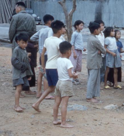 Children at Wong Chuk Hang