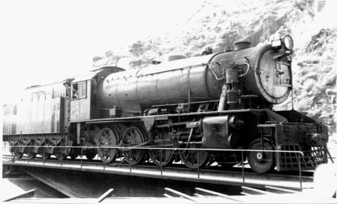 KCR Steam Locmotive No.26 on Turntable at Hung Hom