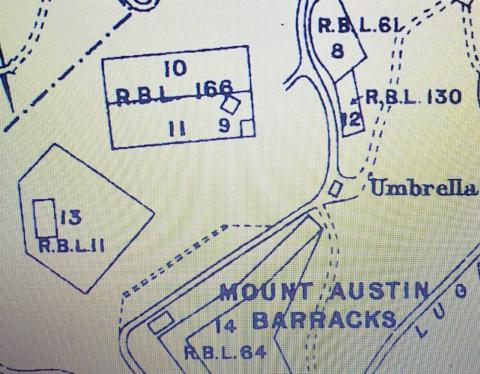 RBL 166 on 1924 Map