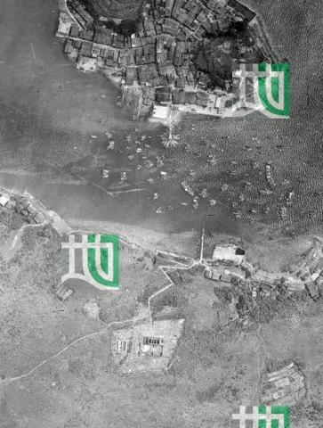 Sai Kung aerial photograph with old police station 1949