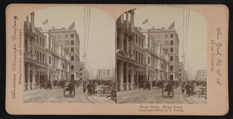 Front Street, Hong Kong, ca. 1900