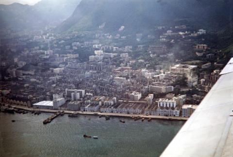Aerial of Sai Ying Pun 1950s