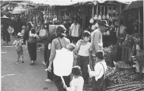 New Territories. Tai Po Market Fu Shin street