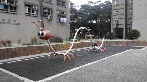 Playground near Wang Chi House, Kwong Fuk Estate, Tai Po