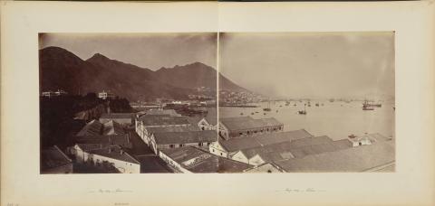 View looking West towards Central from Morrison Hill 1870s