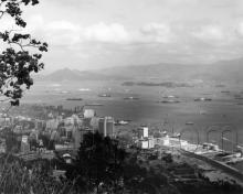 c.1963 View over Admiralty and Central towards Stonecutters Island