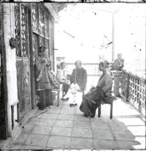 A Chinese Teahouse Circa 1870