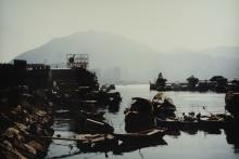 Typhoon Shelter at Sam Ka Tsuen, Leyumun in 1995