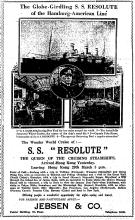 RESOLUTE Queen of the Cruising Steamships