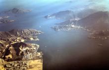 1961 Lee Yue Mun aerial view