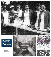 Miss Olga Franklin - Franklin Rose Bowl Tennis Trophy
