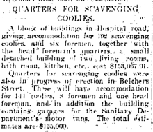 1922-9-14 quarters for scavenging coolies
