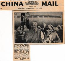 1965 Ex-POWs return to Hong Kong
