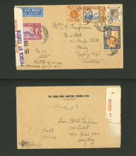 A letter cover from Mr. F.A. Kaufmann to Mrs. C.E. Kaufmann during WWII (17-06-1941)