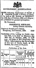 Auction Sale R.B.L. No. 48 The China Mail page 1 13th October 1886