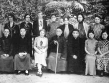 The staff of St Stephen’s Girls’ School, 1925