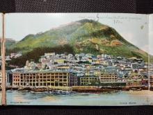 4-fold panorama postcard of Hong Kong sent to Berlin on 9 Feb 1911 (3)