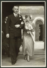 Master William Thompson Rochester’s wedding photo at the Union Church Hong Kong on 19 March 1935 (1)