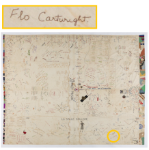 Florence Cartwright's signature on the Day Joyce Sheet