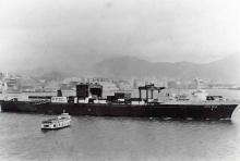 LASH- lighter aboard ship- JAPAN BEAR- passing North Point
