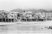 Typhoon Mary  June 1960 Stanley Beach Hong Kong